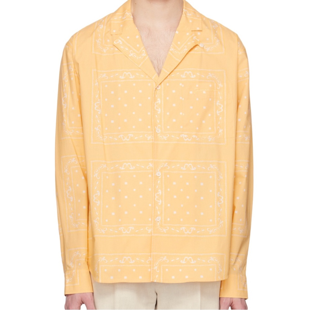Jacquemus Mustard Patterned Shirt